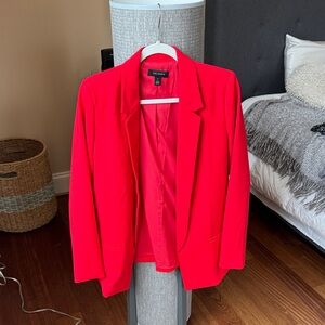 Halogen Bold Red Women's Blazer